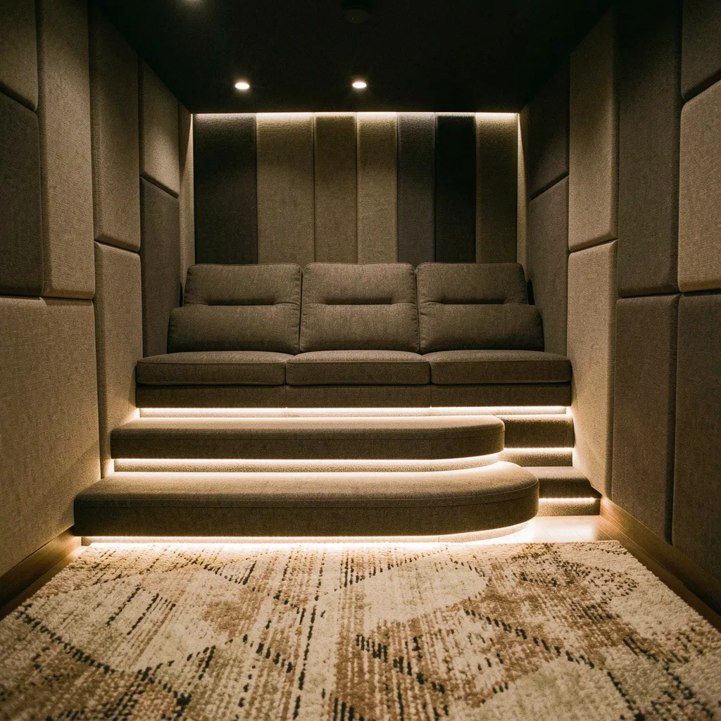 Intimate home theater design