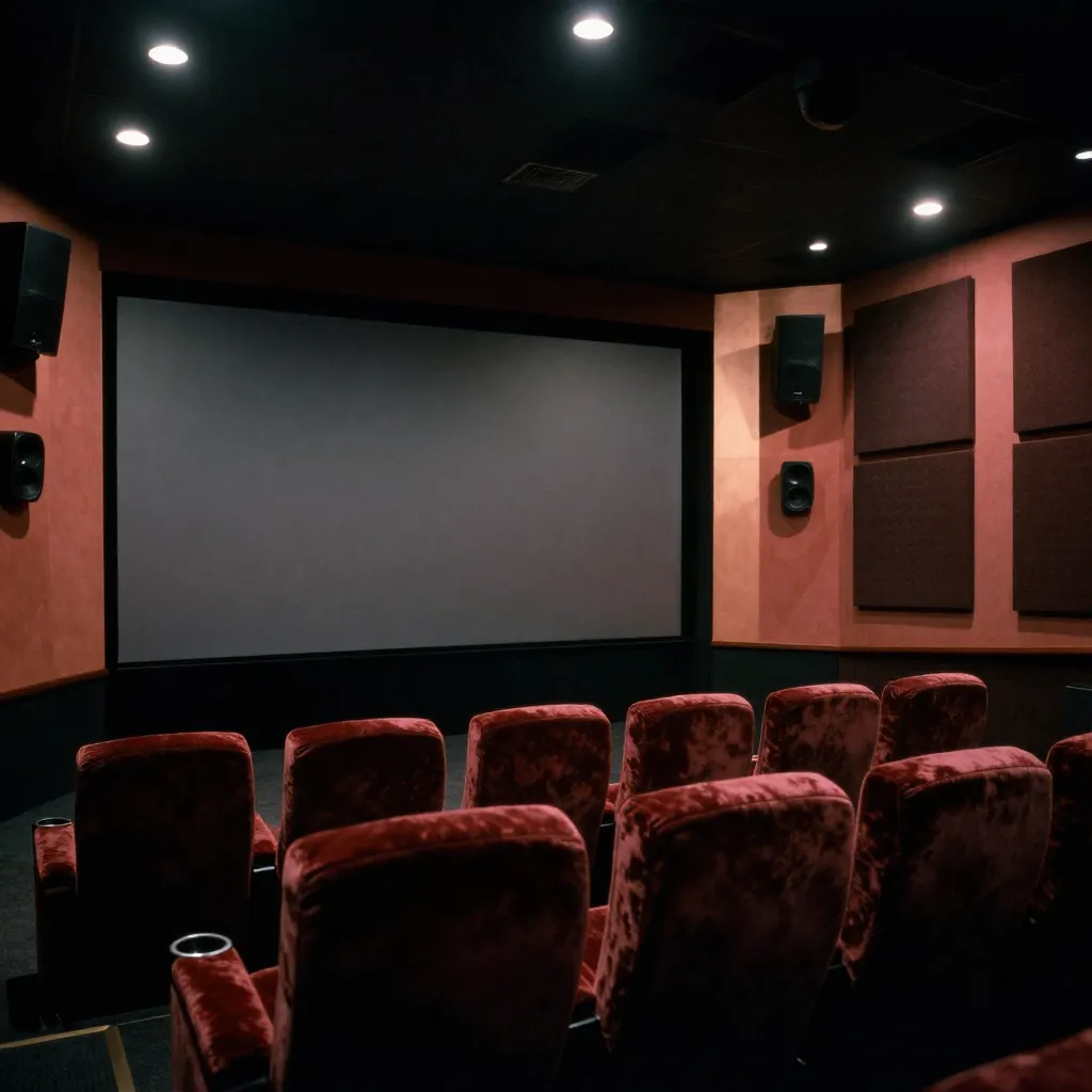 Luxury home cinema space